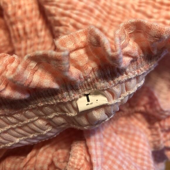 Beautiful Pink Gingham Midi Dress - Picture 9 of 9